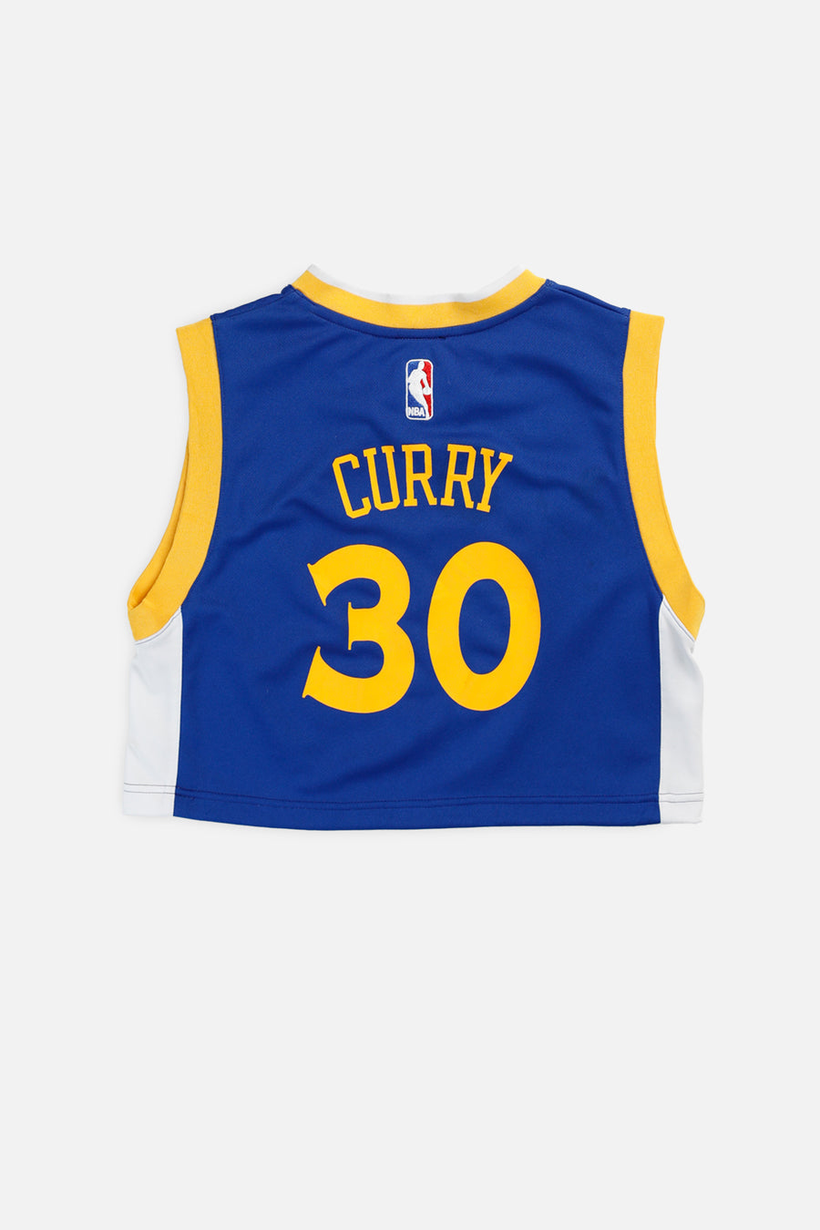 Rework Golden State Warriors NBA Crop Jersey - XS