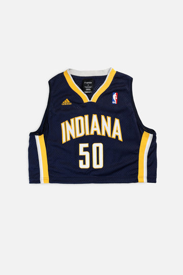 Rework Indiana Pacers NBA Crop Jersey - M