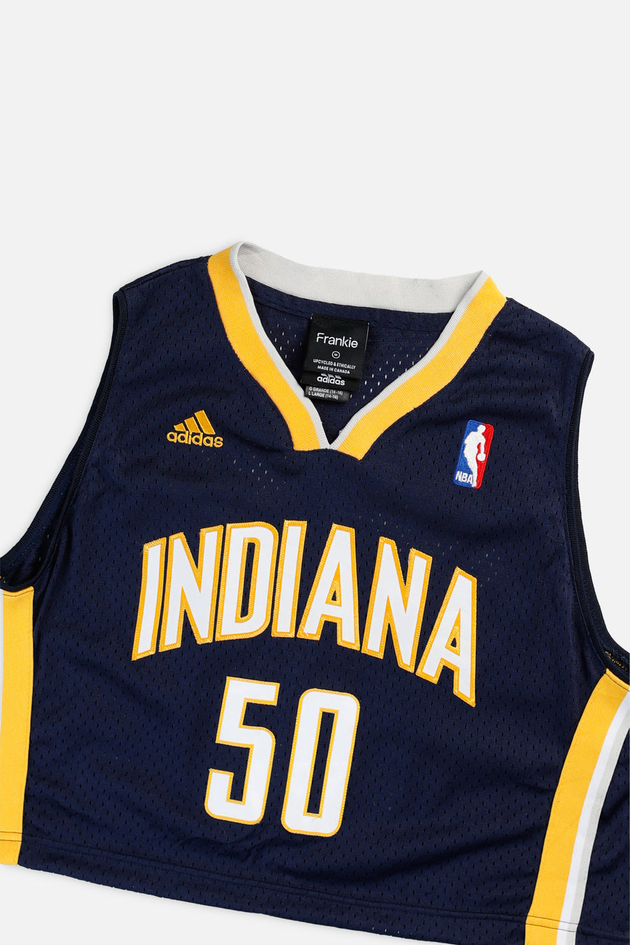 Rework Indiana Pacers NBA Crop Jersey - M