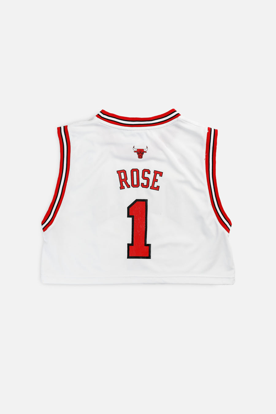 Rework Chicago Bulls NBA Crop Jersey - S