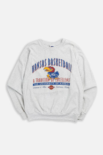 Vintage Kansas Basketball Sweatshirt - L