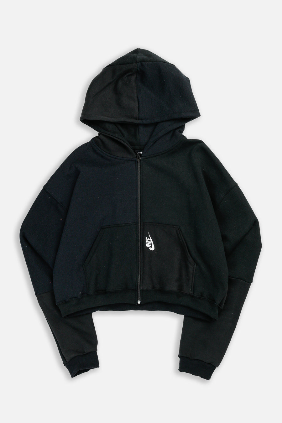 Rework Nike Crop Zip Hoodie - L