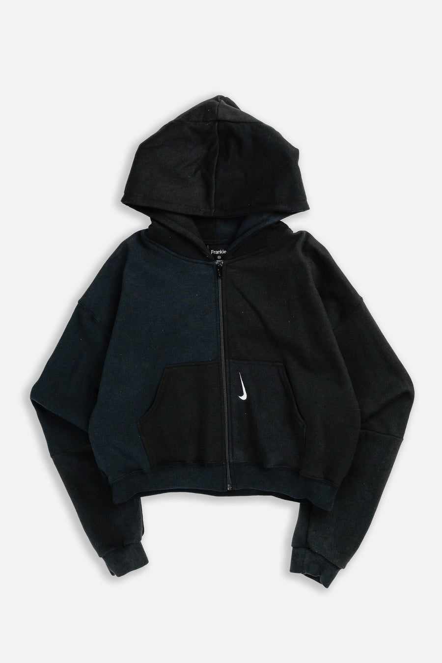 Rework Nike Crop Zip Hoodie - M