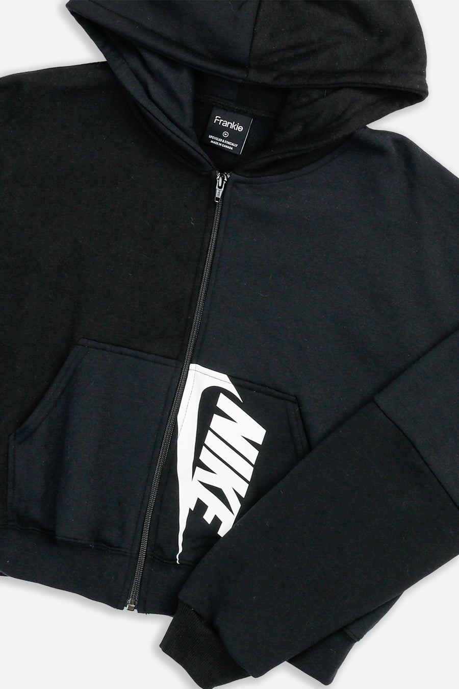 Rework Nike Crop Zip Hoodie - M