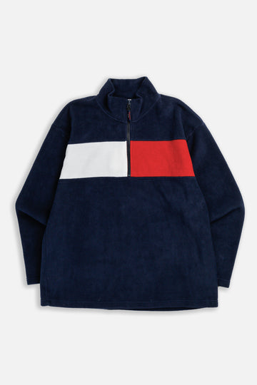 Vintage Tommy Fleece Sweater - XL