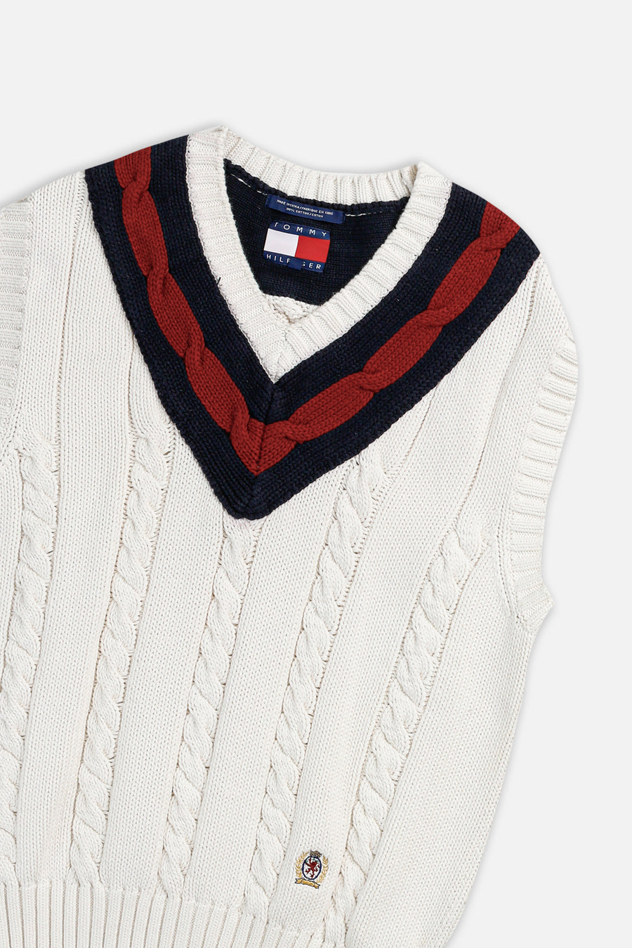 Vintage Tommy Knit Sweater Vest - L