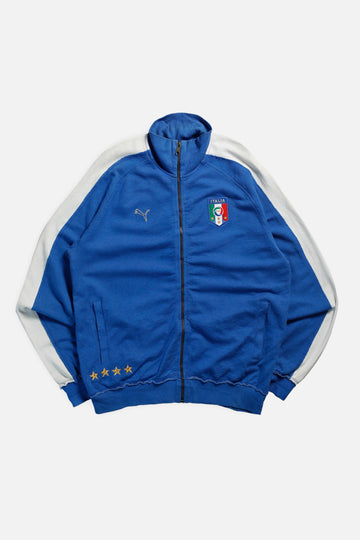 Vintage Italy Soccer Track Jacket - L