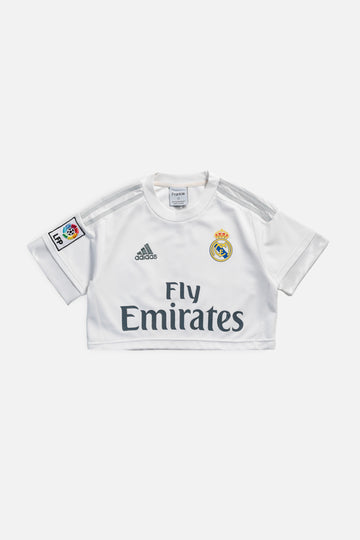 Rework Crop Madrid Soccer Jersey - XS