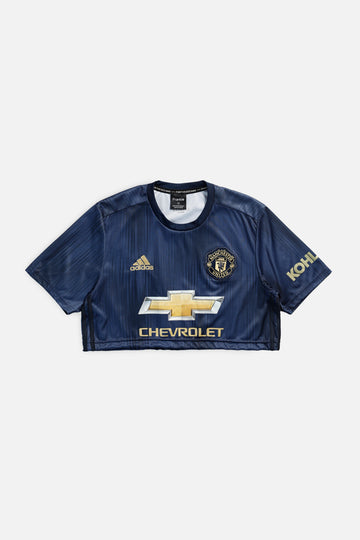 Rework Crop Manchester Soccer Jersey - S