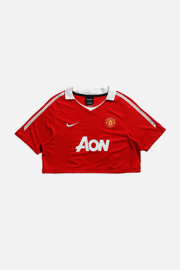 Rework Crop Manchester Soccer Jersey - S