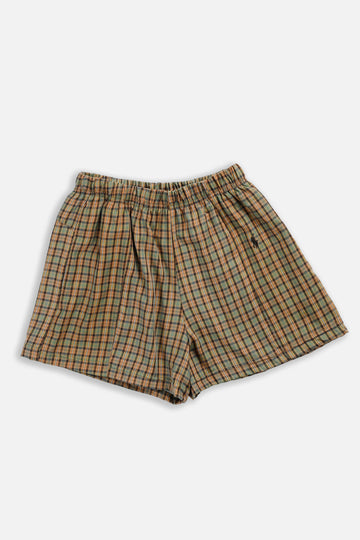 Rework Oxford Mini Boxer Shorts - S