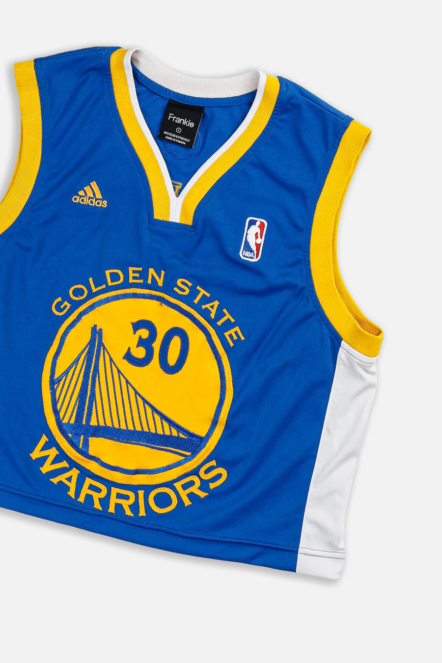 Rework Golden State Warriors NBA Crop Jersey - S