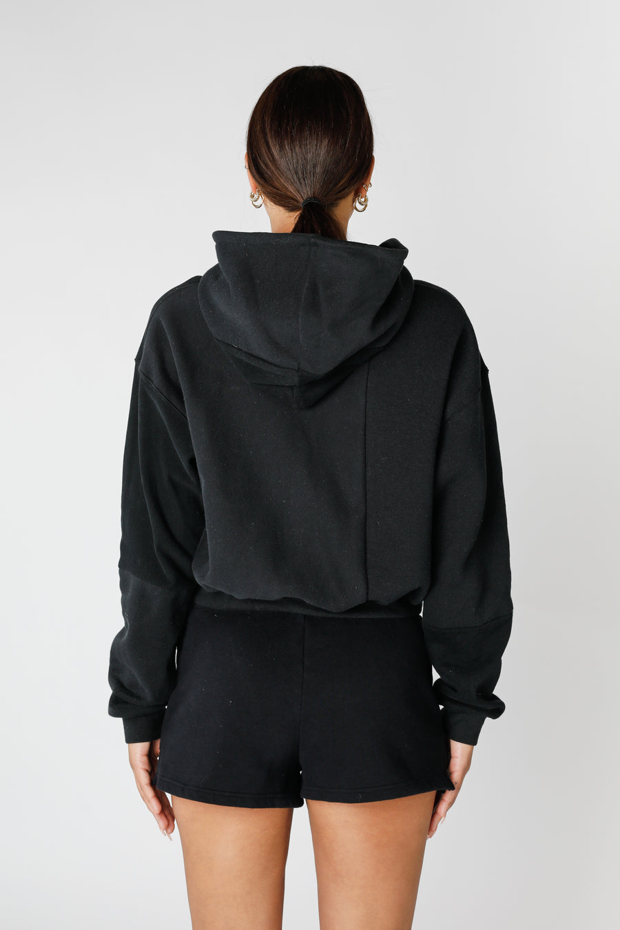 Rework Nike Crop Zip Hoodie - M