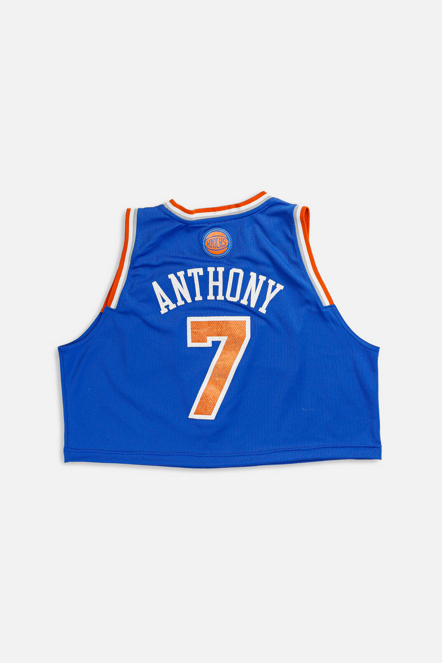 Rework New York Knicks NBA Crop Jersey - S