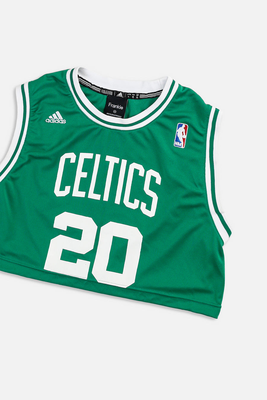 Rework Boston Celtics NBA Crop Jersey - M