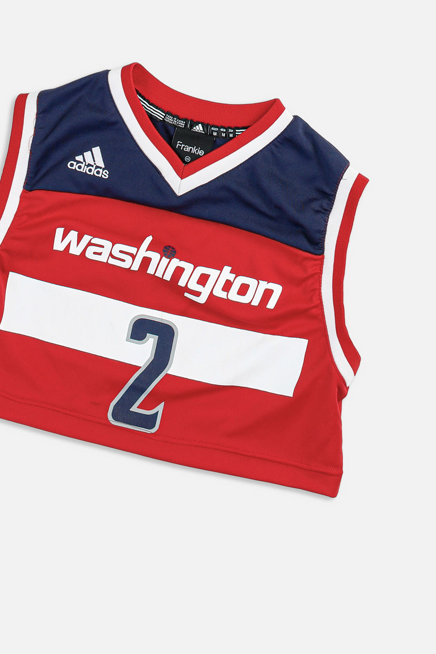 Rework Washington Wizards NBA Crop Jersey - XS