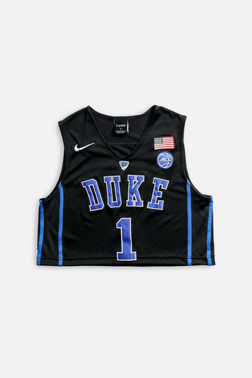 Rework Duke NCAA Crop Jersey - L