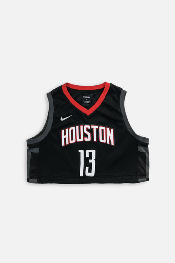 Rework Houston Rockets NBA Crop Jersey - M