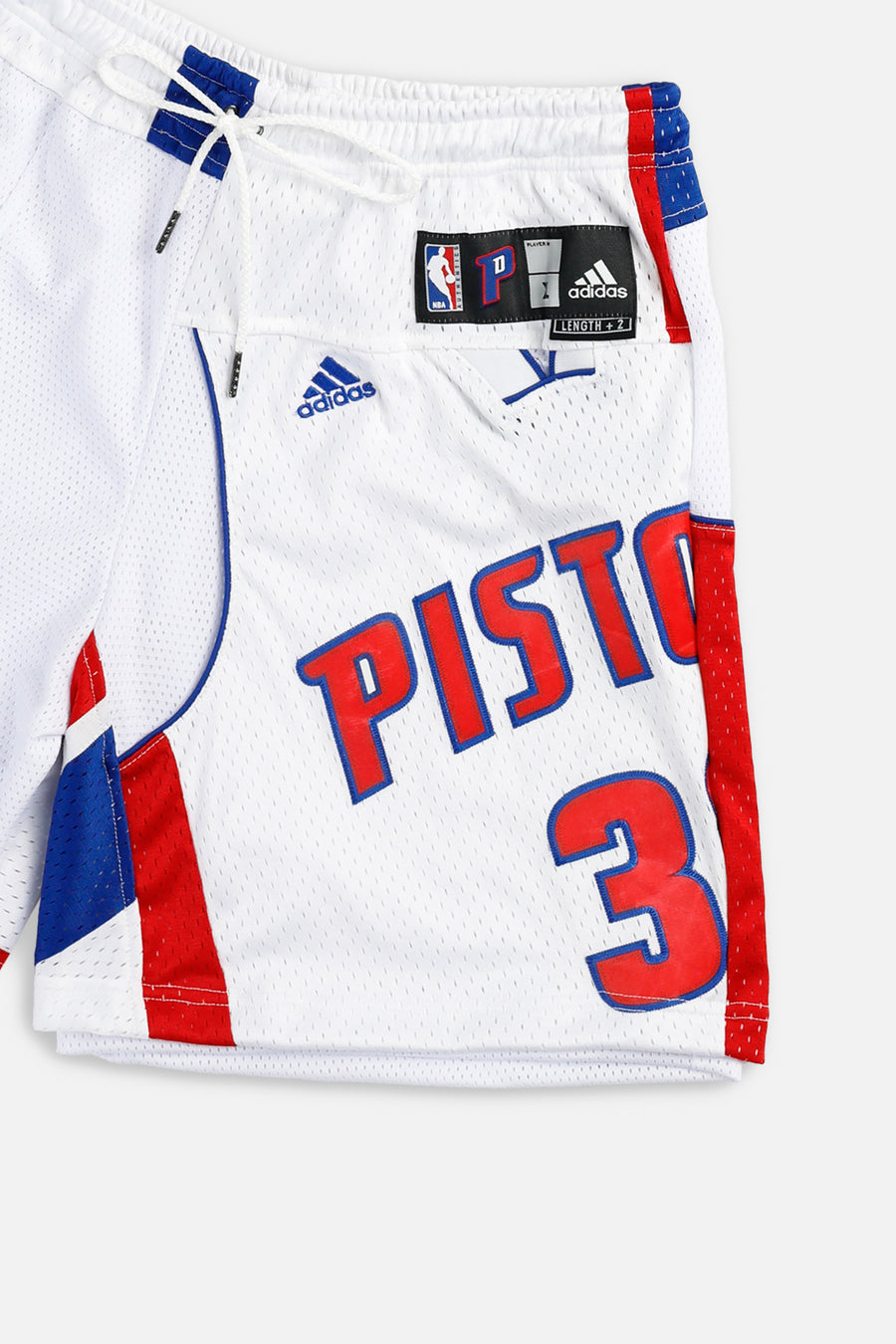 Unisex Rework Detroit Pistons NBA Jersey Shorts - L