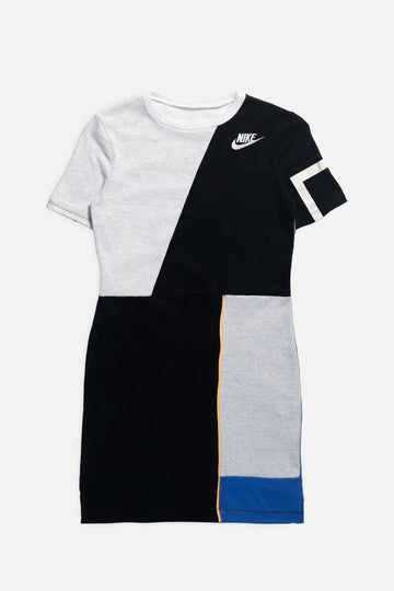 Rework Nike Patchwork T-Shirt Dress - M