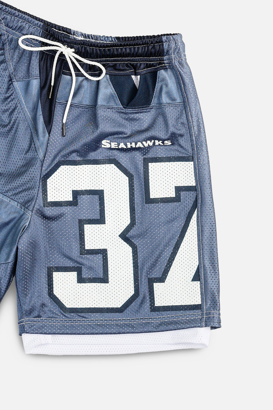 Unisex Rework Seattle Seahawks NFL Jersey Shorts - L