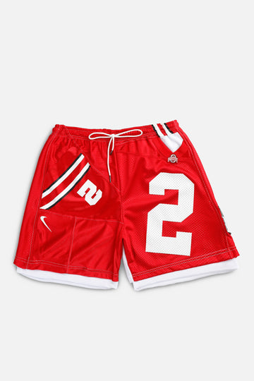 Unisex Rework Ohio State Football Jersey Shorts - XL