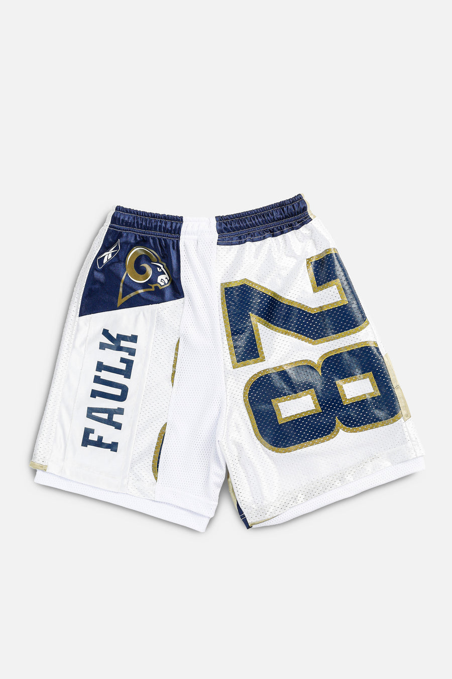 Unisex Rework LA Rams NFL Jersey Shorts - M