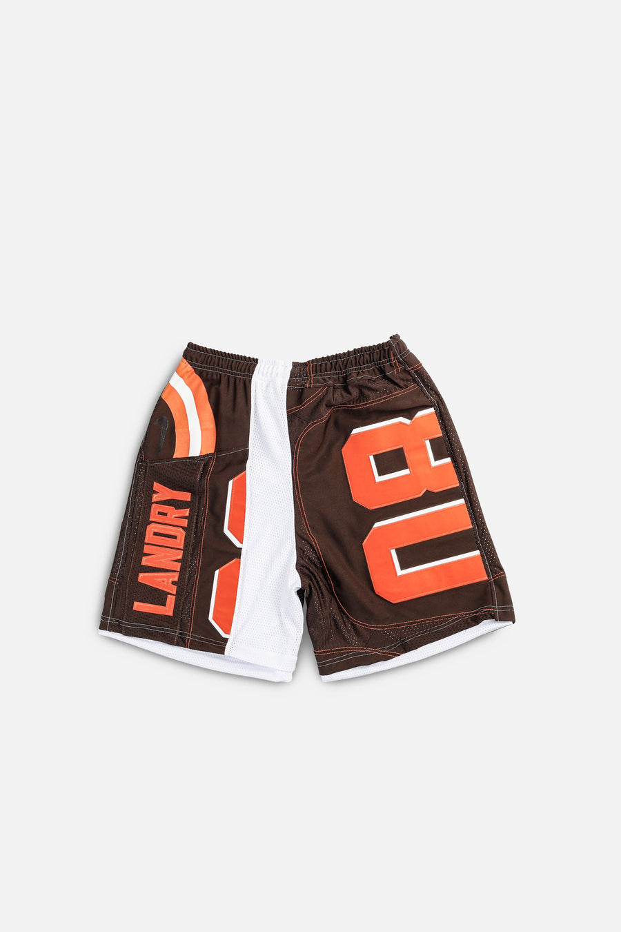 Unisex Rework Cleveland Browns NFL Jersey Shorts - M