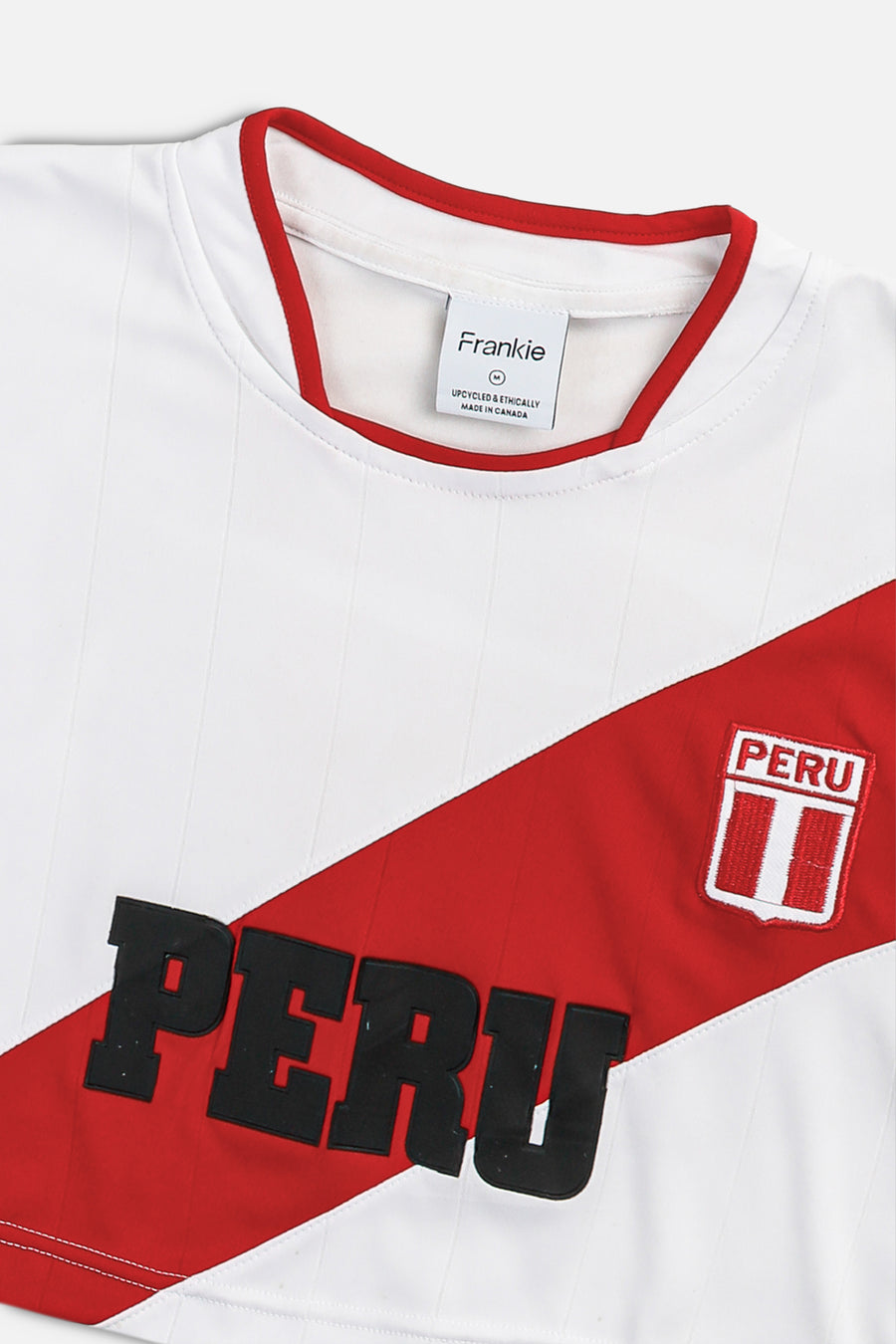 Rework Crop Peru Soccer Jersey - M