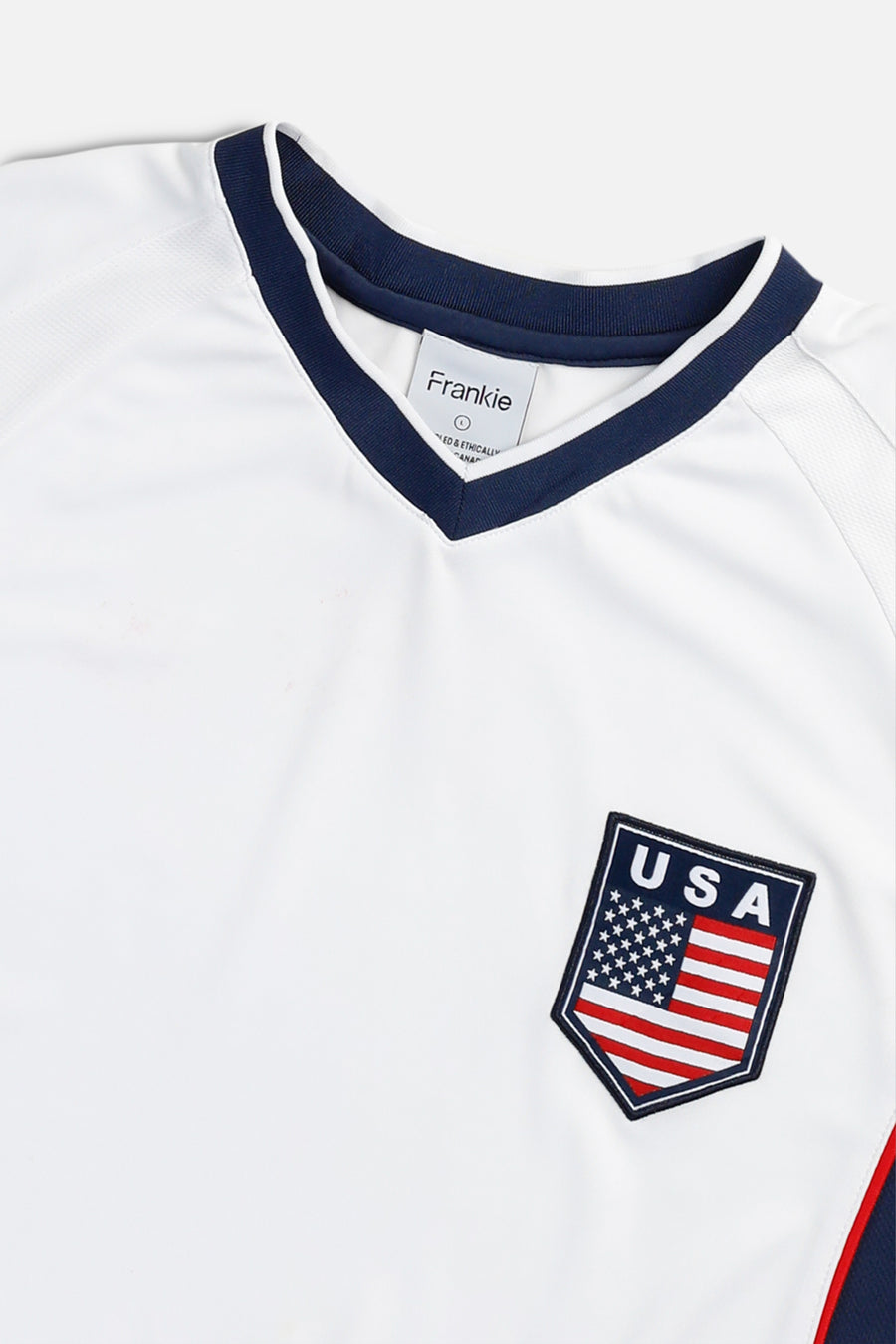 Rework Crop USA Soccer Jersey - L