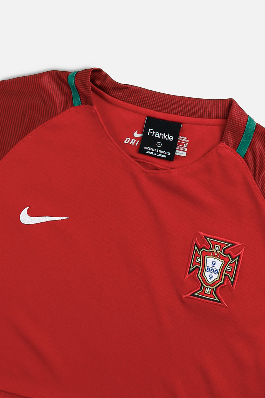 Rework Crop Portugal Soccer Jersey - S