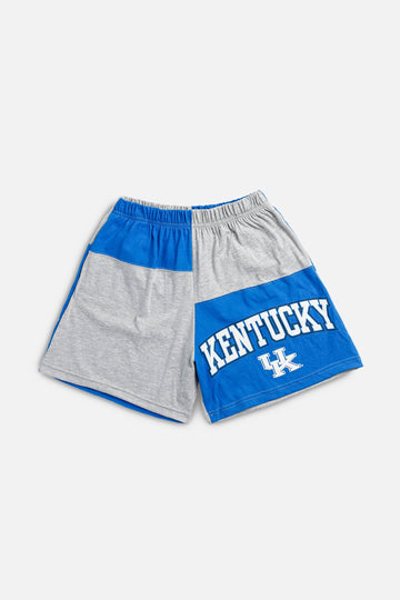 Unisex Rework Kentucky University Patchwork Tee Shorts - M