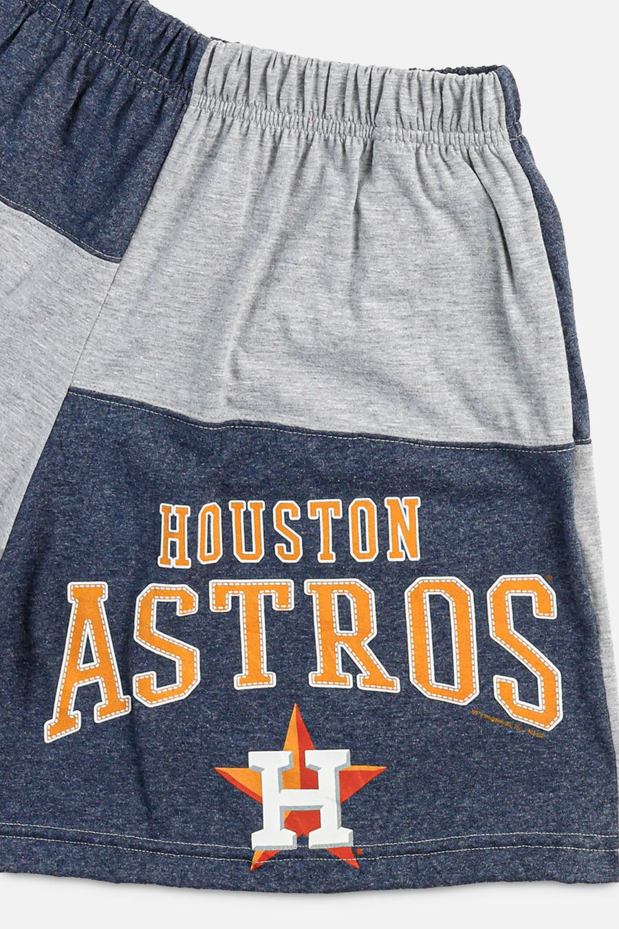 Unisex Rework Houston Astros MLB Patchwork Tee Shorts - M