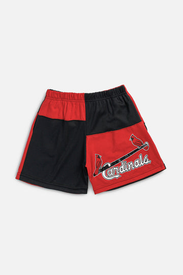 Unisex Rework St. Louis Cardinals MLB Patchwork Tee Shorts - S