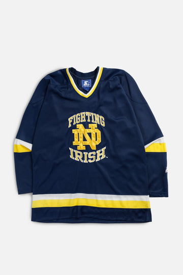 Vintage Notre Dame Fighting Irish Hockey Jersey - L