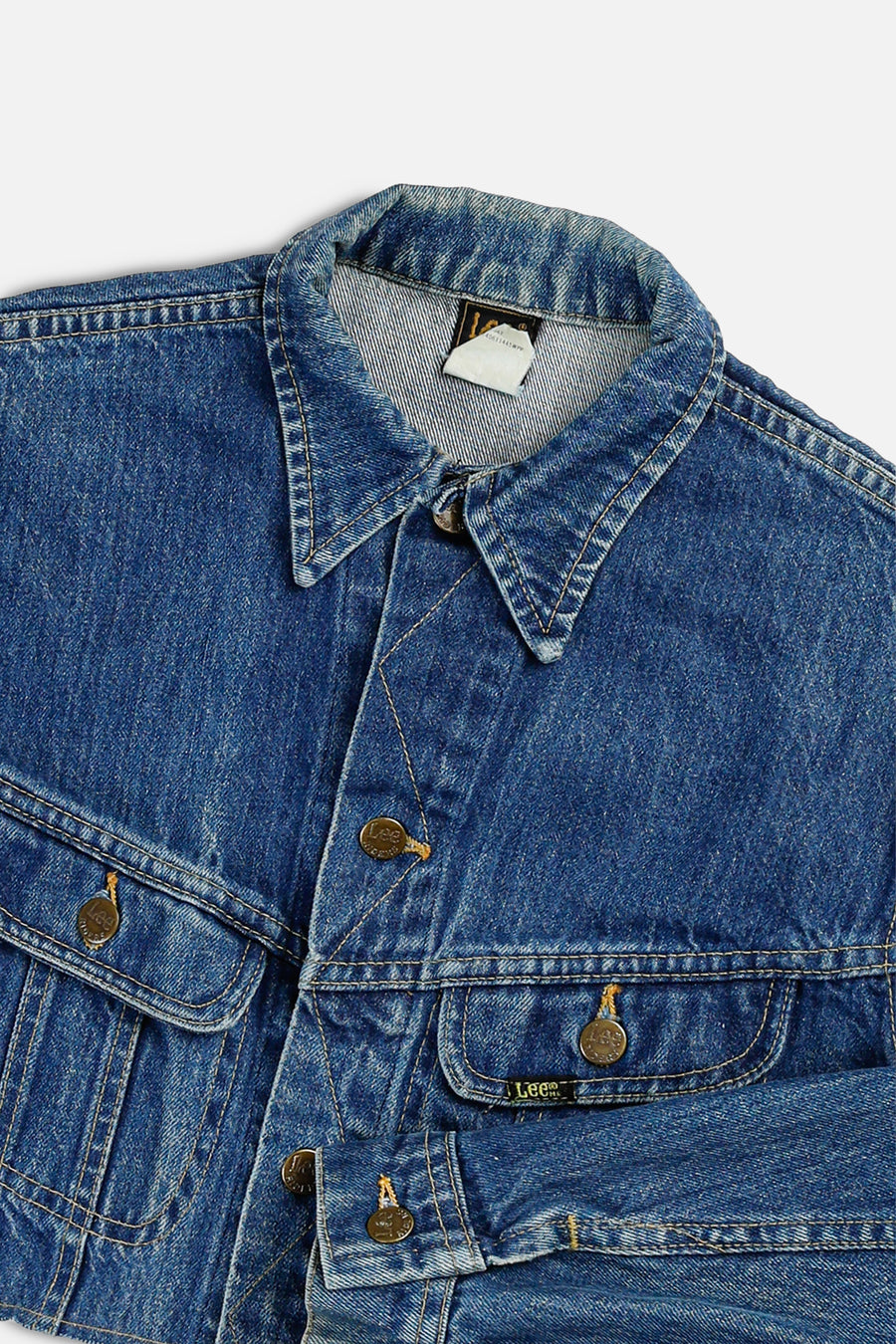 Rework Vintage Lee Crop Denim Jacket - S