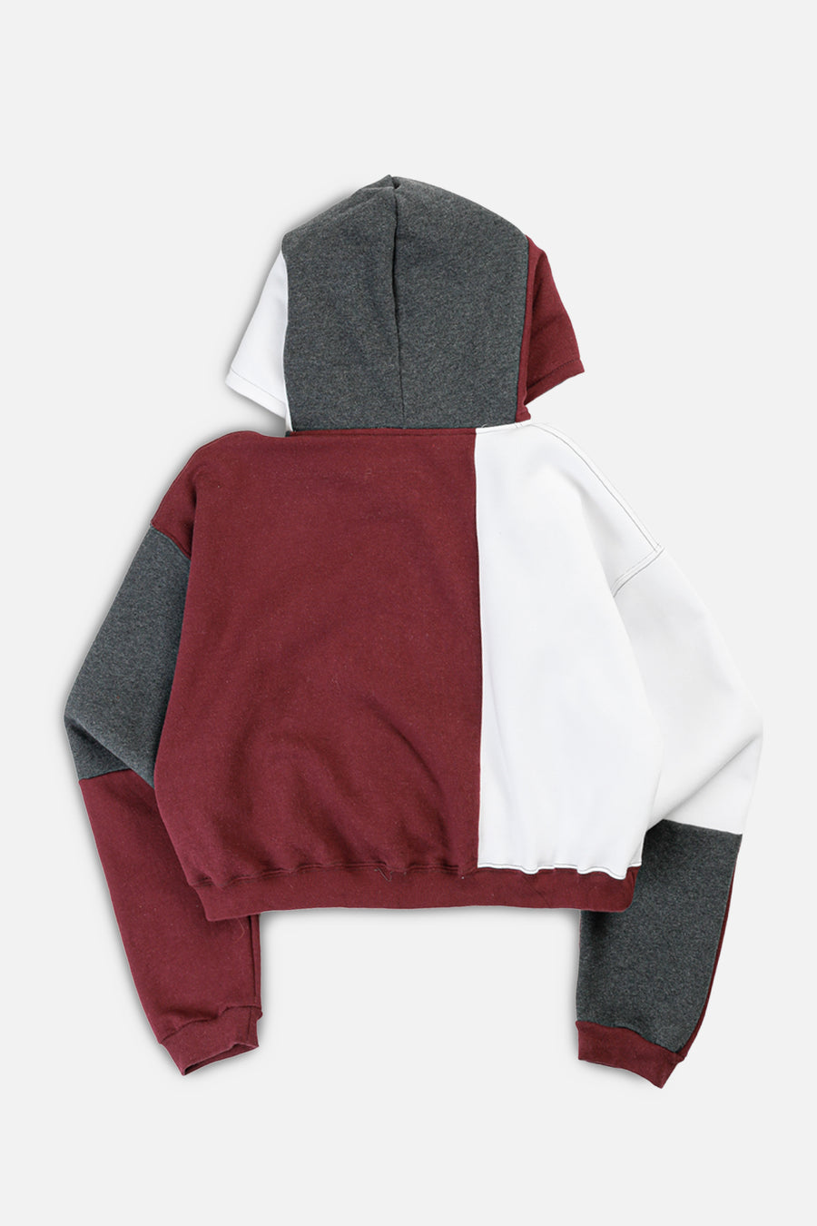 Rework Varsity Crop Zip Hoodie - L