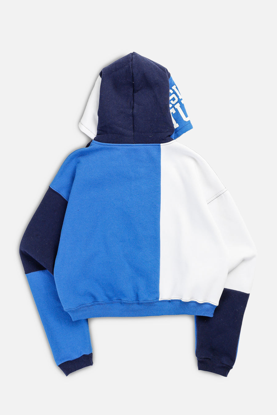 Rework Varsity Crop Zip Hoodie - XS