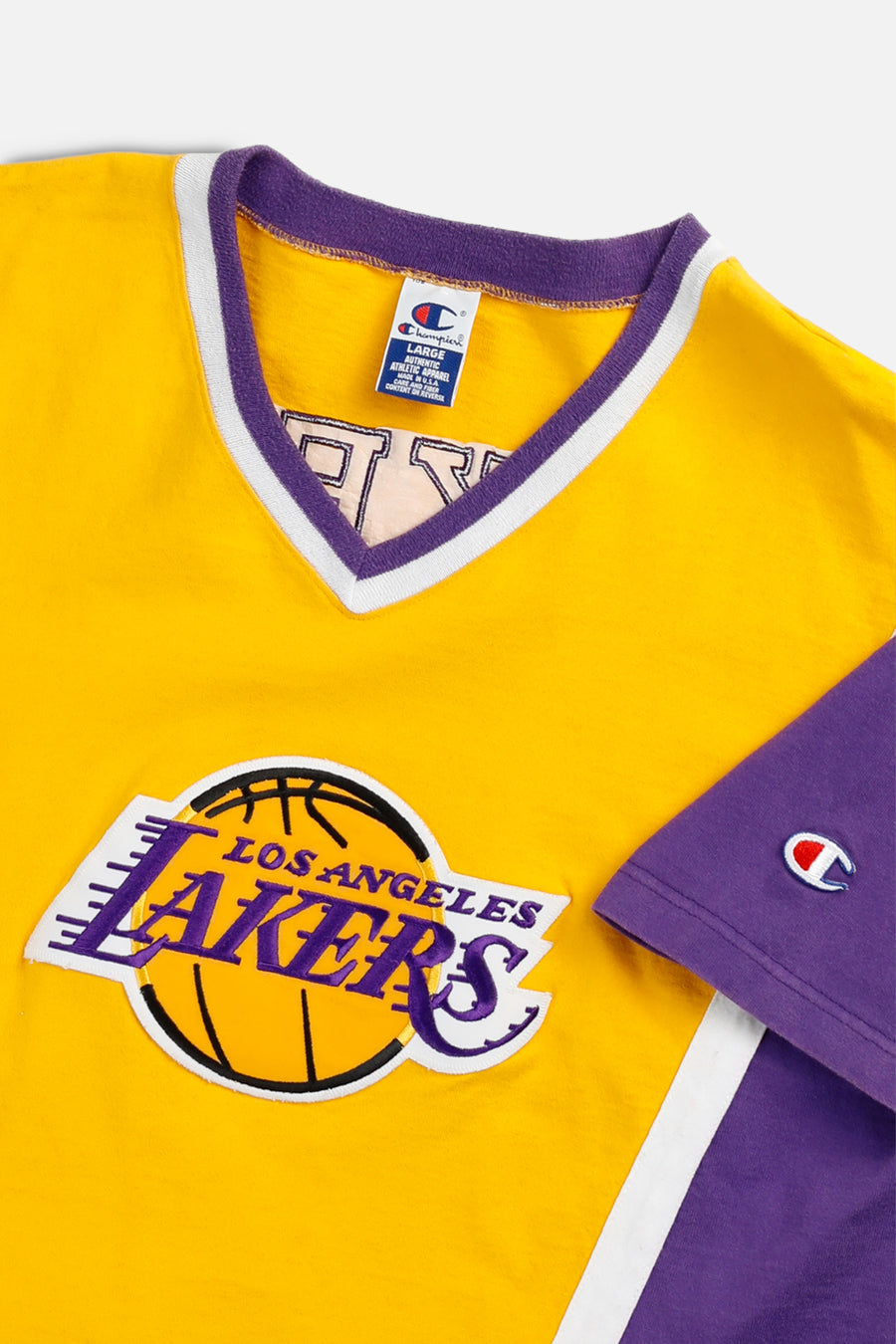 Vintage LA Lakers NBA Warmup Tee - L