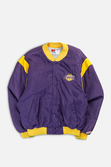 Vintage LA Lakers NBA Windbreaker Jacket - L
