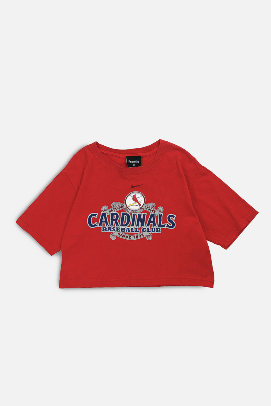 Rework St. Louis Cardinals MLB Crop Tee - XS
