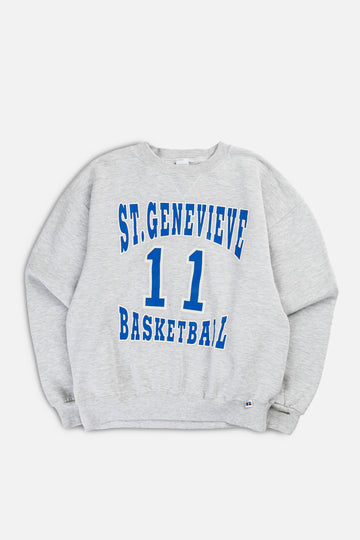 Vintage St. Genevieve Basketball Sweatshirt - L