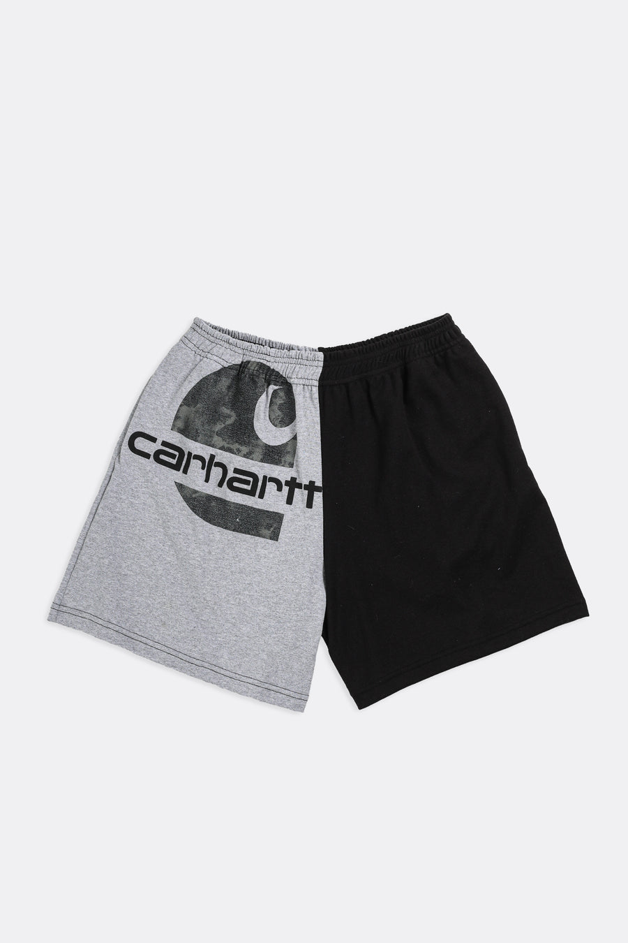 Unisex Rework Carhartt Patchwork Tee Shorts - M