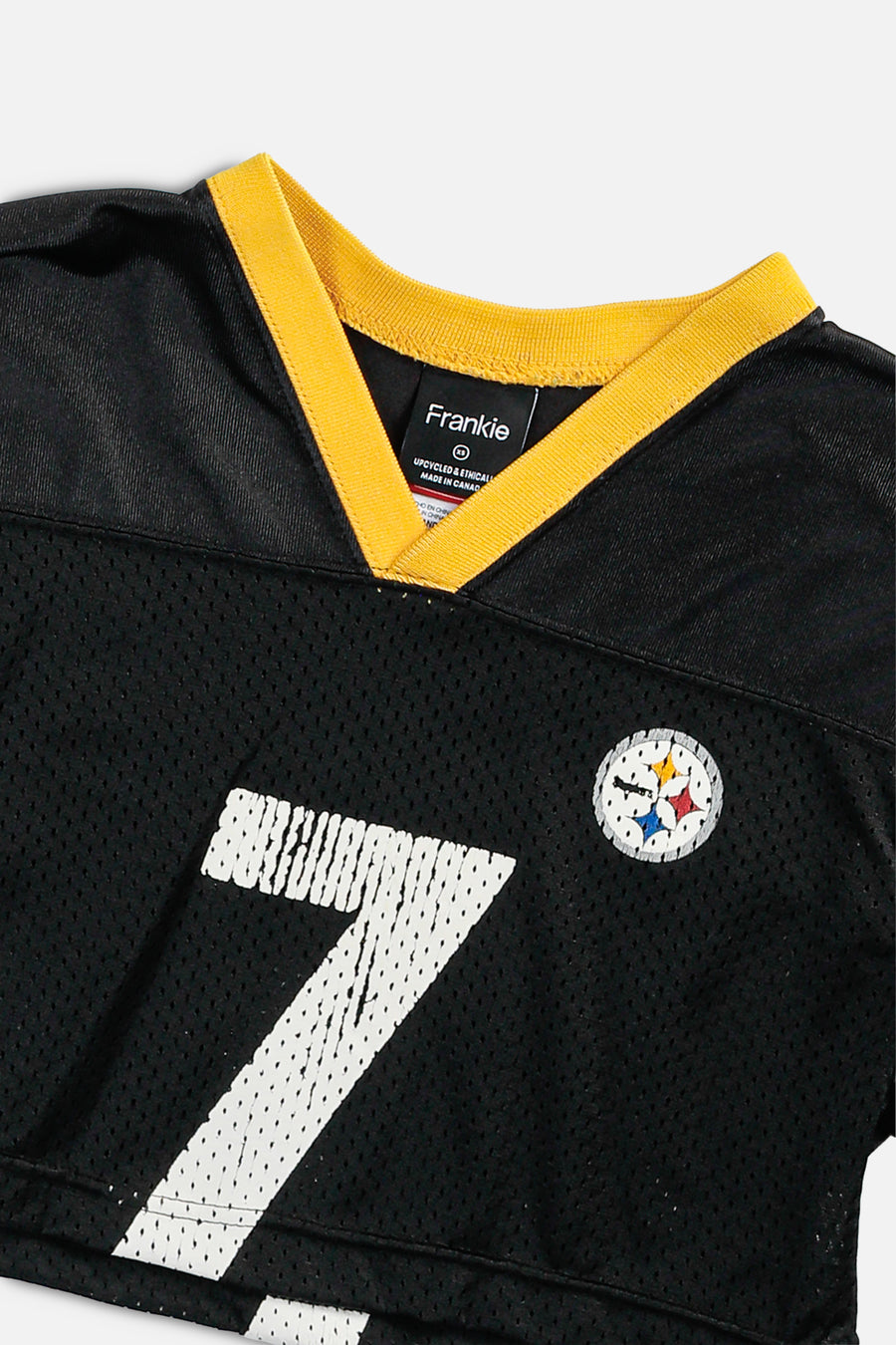 Rework Crop Pittsburgh Steelers NFL Jersey - XS