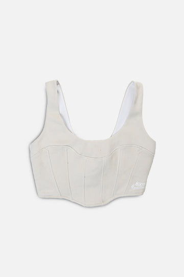 Rework Nike Sweatshirt Bustier - S