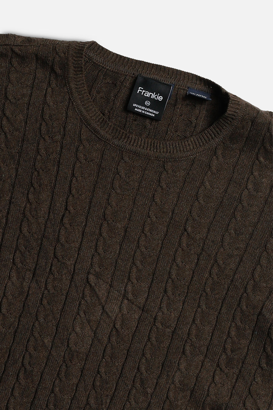 Rework Crop Knit Sweater - XXL