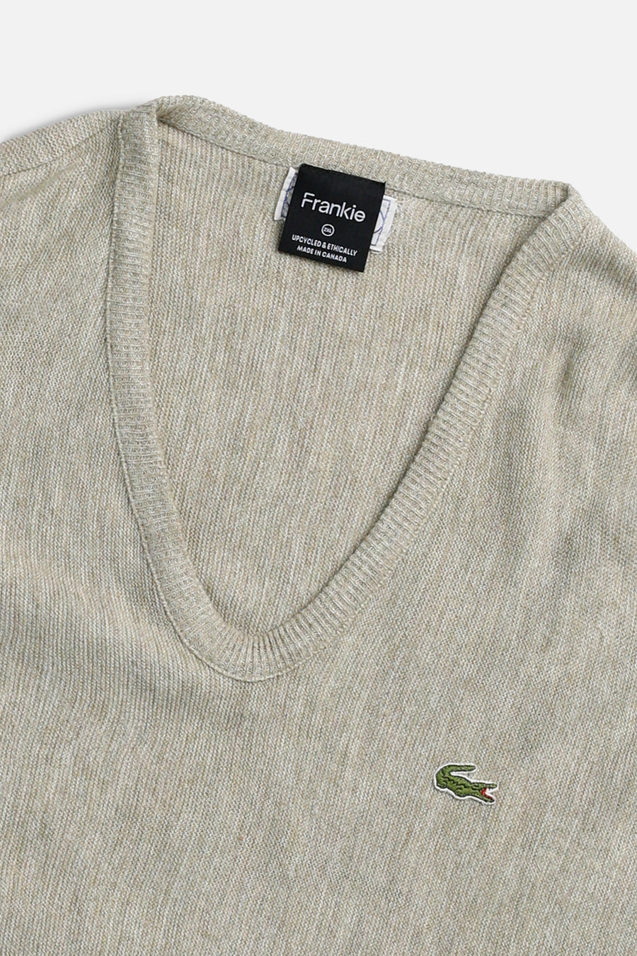 Rework Crop Knit Sweater - XXL