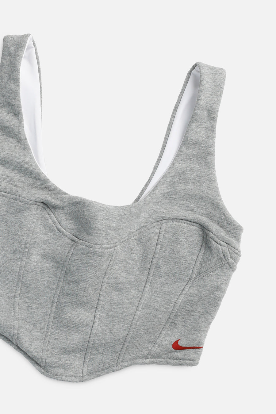 Rework Nike Sweatshirt Bustier - M