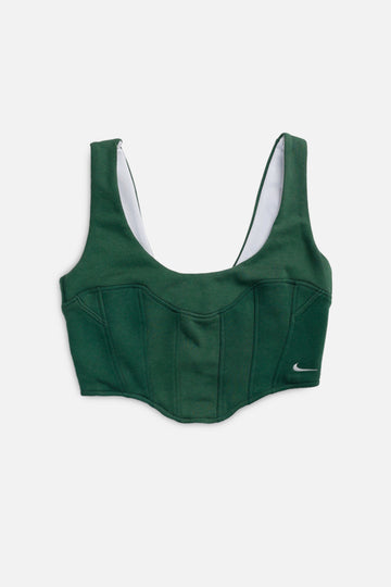 Rework Nike Sweatshirt Bustier - S