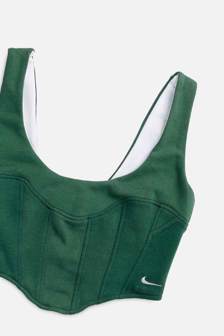 Rework Nike Sweatshirt Bustier - S